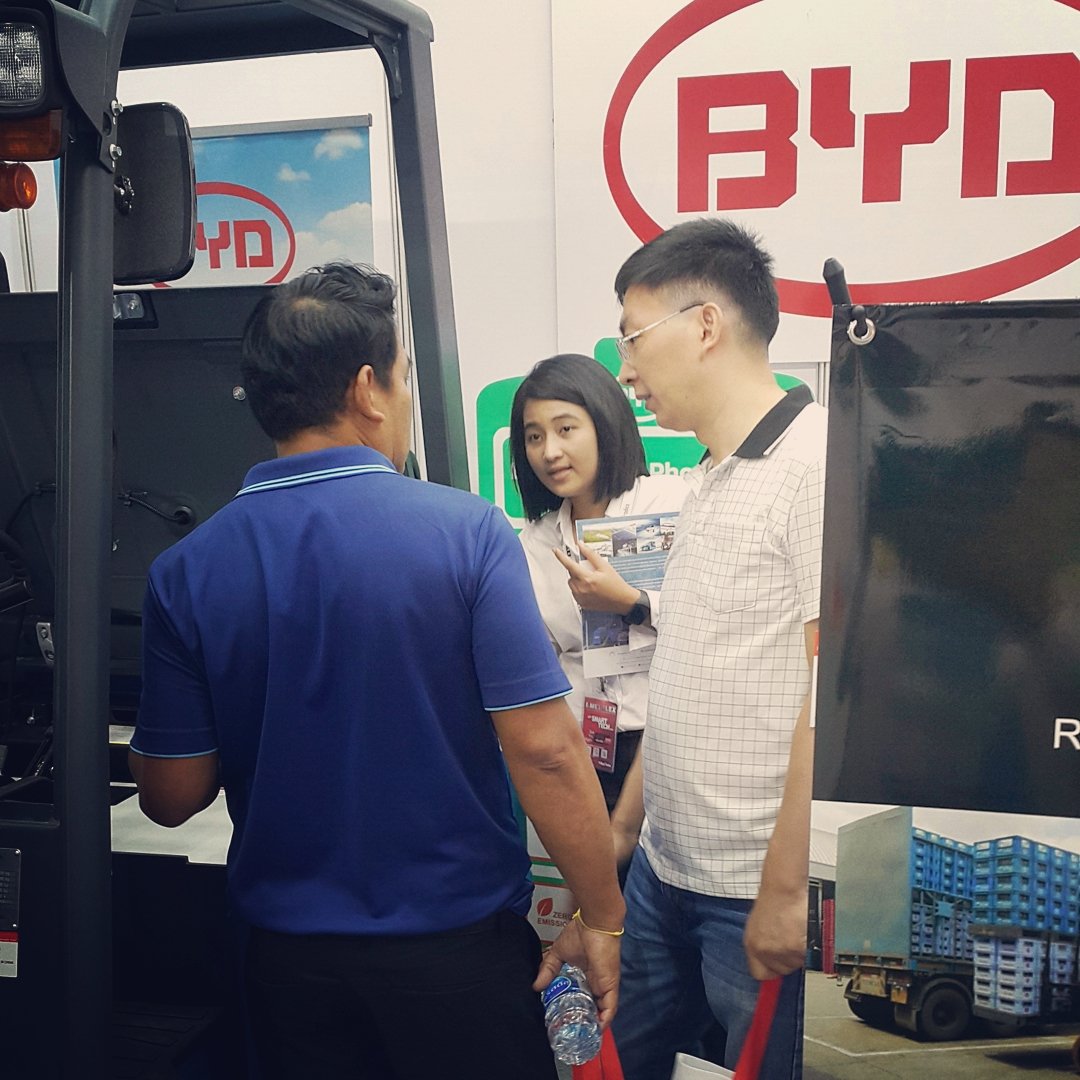 Finish METALEX 2019 Thank you to all customers for your interest in BYD Forklift by ATR #byd #BYDForkliftThailand #BYDAISA #lithiumbattery #Forklift #โฟล์คลิฟท์ไฟฟ้า #แบตลิเทียม #thailand🇹🇭 #ไบเทคบางนา #bitec
