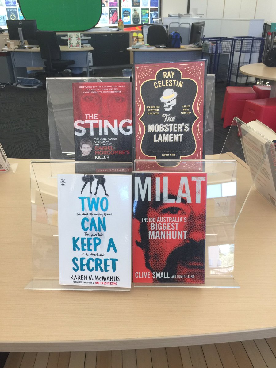 #week7and8 #truecrime ##schoollibrarylife #scotchreads #librariesofinstagram #librarydisplay #librarydisplays