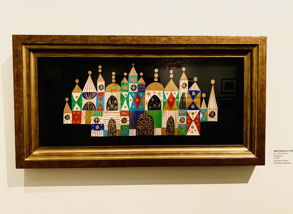Vintage Los Angeles The Hilbert Museum In Orange Spotlights Groundbreaking Work By Disney Artist Mary Blair This Is An Early Concept Art For It S A Small World And I Ll Be