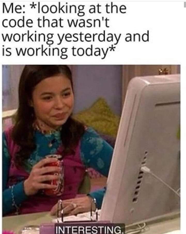 ProgrammersMeme's tweet image. #developer #fun #jokes #programming #tech #code #coding #humor #meme #memes #coders