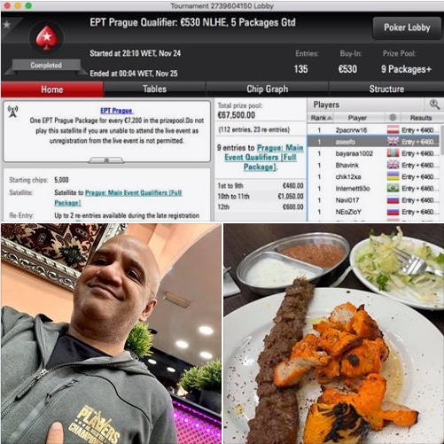 aseefo's tweet photo. ..#TheyThinkItsAllOver ..#ItIsNow!!! #Finally😅 .. #Binked A @PokerStarsLIVE #EPTPackage (#PCA2016 was not an EPT) .. init @Stapes🙈€5.5>€55>€530>€7200 
@PokerStars #EPTPrague #NeverScaredBe!!!😎 #GrindItLike @daraokearney 
#HoldMOFOs🤣 #JustAShoveDonkey!🎈
#PokerTourist™️😜 https://t.co/WPer1vD8Rp