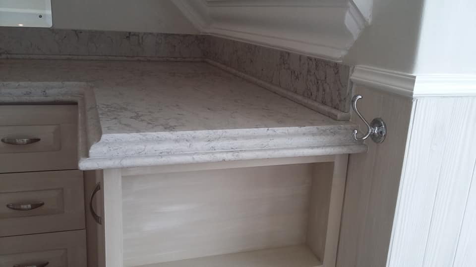 AllstoneSolns's tweet photo. #Caesarstone moorland fog vanity built up to 60mm came out beautifully. 

https://t.co/o7eHMeijkw https://t.co/ZHA65MWgAL