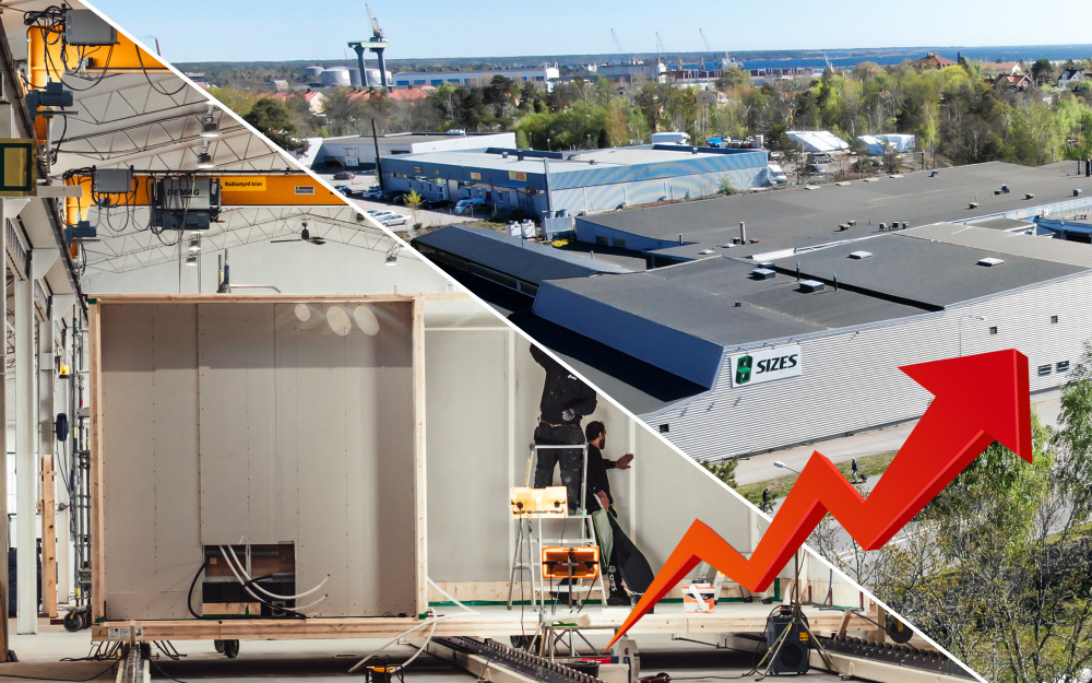 Sizes fördubblar produktionskapaciteten till 1 200 lägenheter under 2020 - nuvarande orderstock överstiger 1 400 MSEK mynewsdesk.com/se/sizes/press…