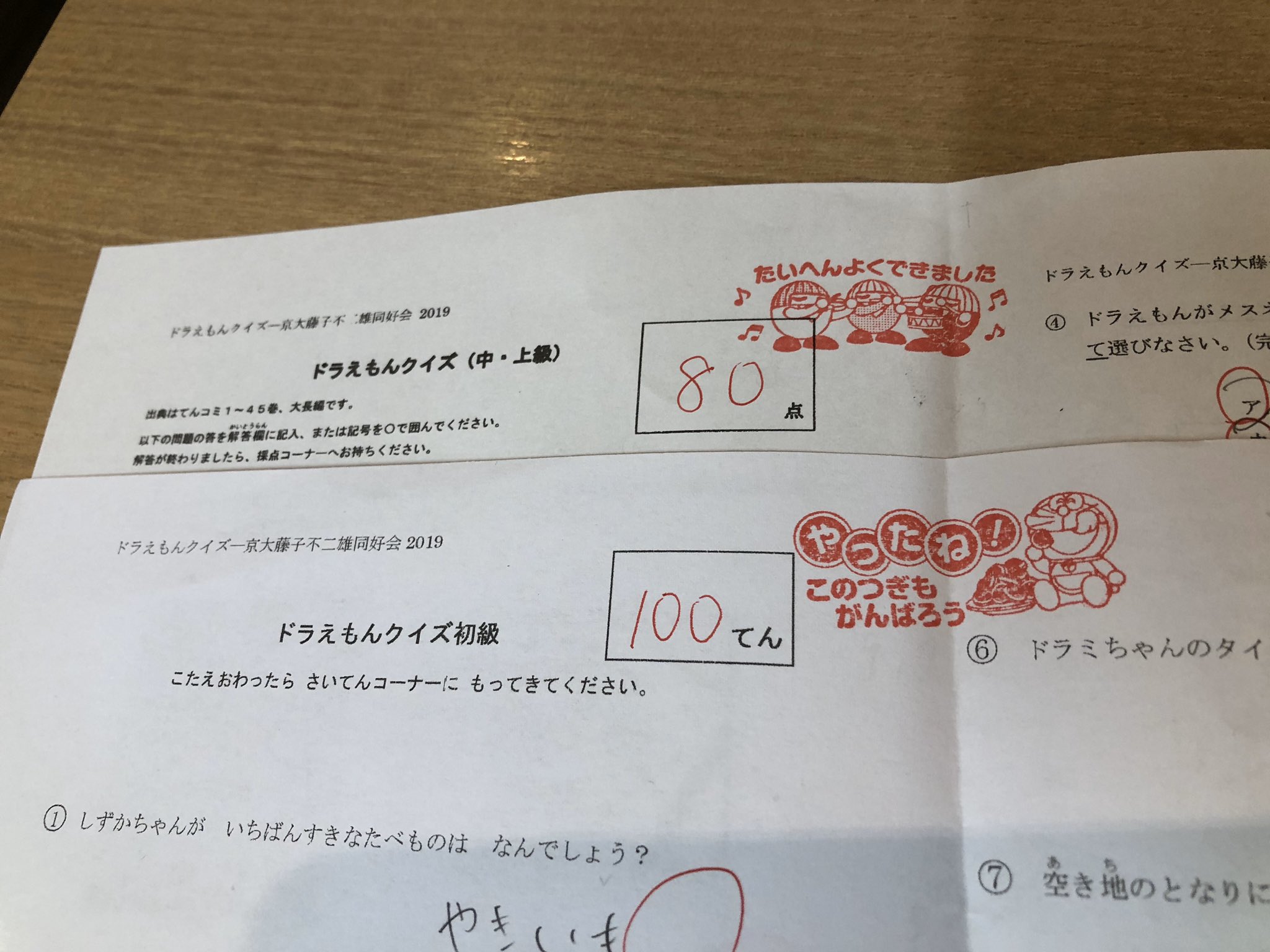 早稲田大学ドラえもん研究会 京大11月祭で行われていた 藤子不二雄同好会さん Kyodaifujiko のドラえもんクイズにお邪魔してきました 問題は やっぱり 難しいです イラストやひみつ道具しりとりなど黒板の参加型企画も面白く 同じ大学生のサークル