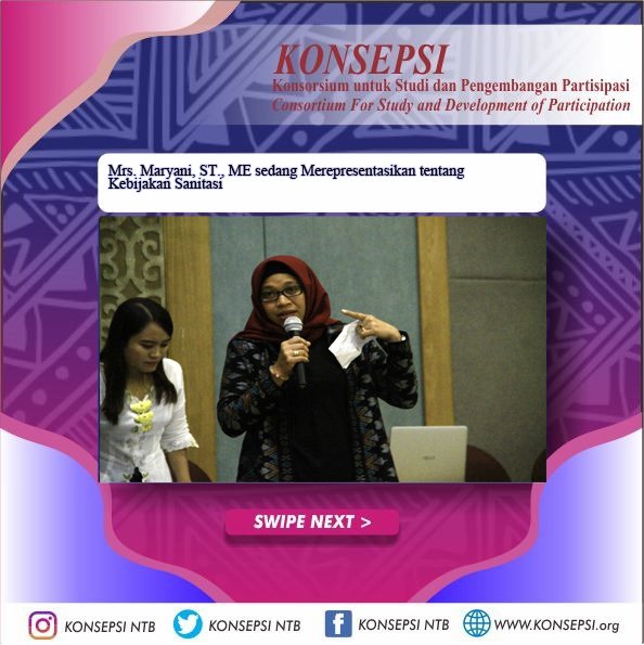 Nov, 21-22 19'
Three papers issue on Climate Change Adaptation, Stunting Reduction and Sanitation Policy were presented by KONSEPSI in the 1st International Rural Sociology and Community Development. 
<a href="/SNVworld/">SNV - find us on Bluesky as snv.org</a> 
<a href="/IRWorldwide/">Islamic Relief Worldwide</a> 
konsepsi.org