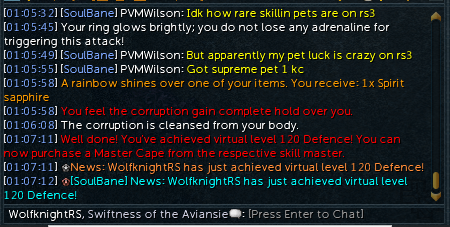 Ookamiyoru's tweet photo. Completed one of my #DXPWeekend Goals. 120 Defence @RuneScape #RuneScape https://t.co/U3FeDtjOfK
