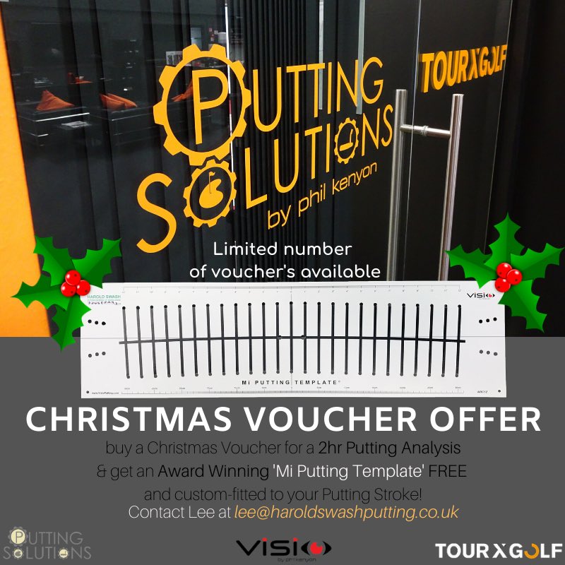 leesullivan72's tweet image. 👉🏻Do you know anyone who comes home from the golf course telling you “if I could only putt I’d be?”🤔Why not help them begin their journey to better putting performances on the greens in 2020! @PuttSolutions @TourXNick @formbyhall @VisioPutting #practicewithpurpose🎅🏻