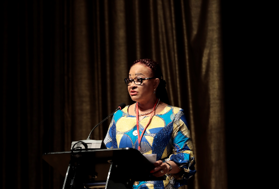 ECA_OFFICIAL's tweet photo. To win the fight against #corruption we need to ensure #land is equitably distributed &amp; accessed by all, esp #women, youths &amp; other vulnerable groups. It is a sad reality that women &amp; men still do not enjoy the same rights over land. 
.@_AfricanUnion's Amb. Josefa Sacko #CLPA2019 https://t.co/DftrboznTm