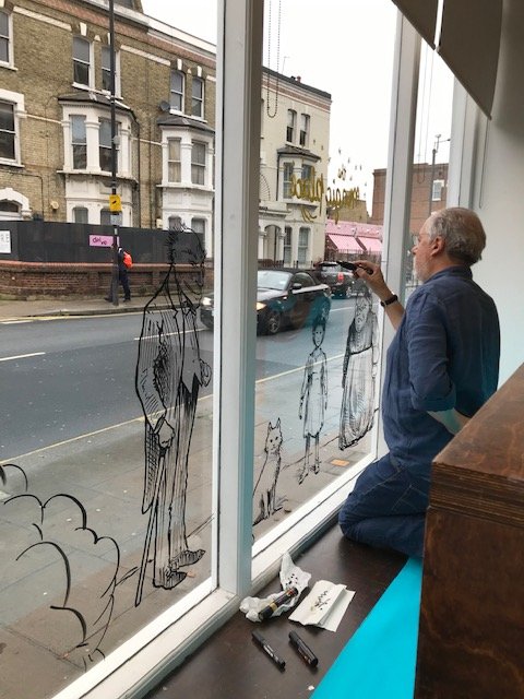 nomadbooks's tweet photo. We'll have such a Dickensian Christmas window... #TheMagicPlace #ChrisWormell @DFB_storyhouse https://t.co/4aOqrwXDrV