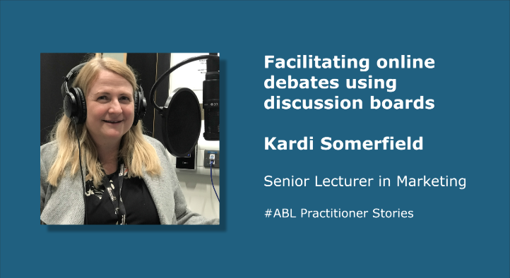 LearnTechUoN's tweet image. Looking for ideas on how to improve student engagement?
Listen to this insightful case study on facilitating online debates with UoN Senior Lecturer Kardi Somerfield. 

blogs.northampton.ac.uk/learntech/
#ActiveBlendedLearning