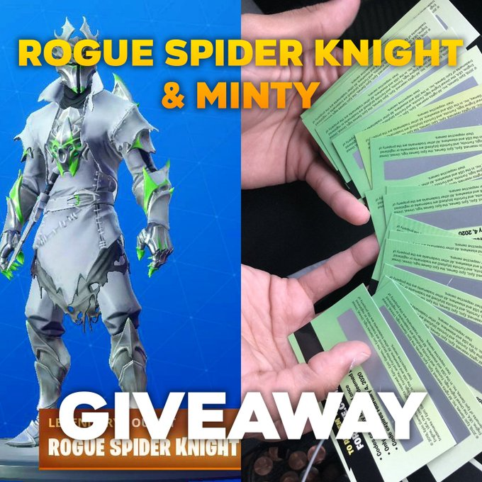 Letshe00's tweet photo. ⚠️ ROGUE SPIDER KNIGHT &amp; MINTY GIVEAWAY ⚠️

Follow all steps to enter:
- Follow 
@ATL_LeTsHe
 
@RbRazor
 
@ZeusDeals

- Retweet + tag 2 friends

Winner picked in 1 week

Good luck https://t.co/FkqlOqkivG