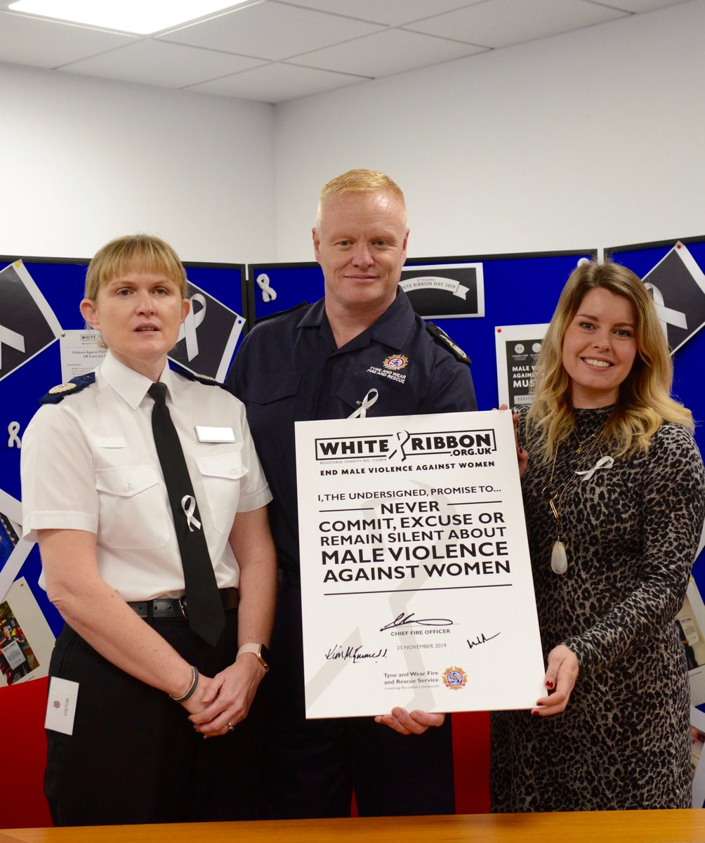 Today is #WhiteRibbon2019 and we're proud to support this important campaign, along with <a href="/northumbriapol/">Northumbria Police</a> &amp; @NorthumbriaPCC. We will work to stop the behaviours that lead men to be violent against women: bit.ly/2QMyUyj