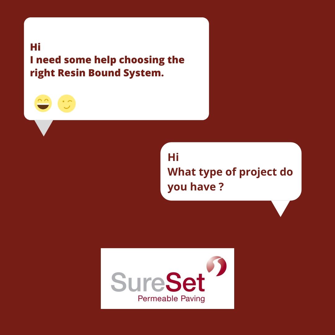 SureSetUK's tweet photo. At SureSet we have online chat available during our working hours. Chat online with our friendly team, who can answer all your resin bound questions.
https://t.co/taE63wlPpM
#ResinBoundPaving #Permeable #ResinDriveway #DIYKit #PatioPack #NaturalAggregates #Garden https://t.co/gjEUyFGIDo