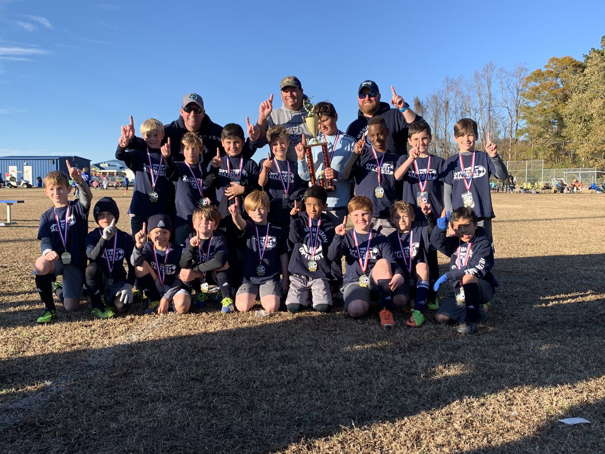 amieokane1's tweet photo. EAC U9 All-Star Champs! Way to play boys! They played hard in the rain and cold and brought home the trophy!!⚽️⚽️ https://t.co/8VBMgh7HfT
