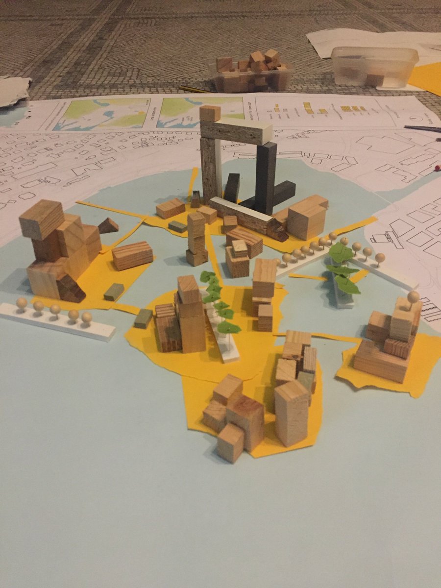 WaughThistleton's tweet photo. We had a fantastic day on Friday running workshops for school students as part of the .@V_and_A #creativequater programme.
The students were asked to reimagine our #zerocarbon masterplan for #Bergen, & this is what they came up with!
#nextgen #inspire #sustainable #architecture https://t.co/vj4lQXgaFv