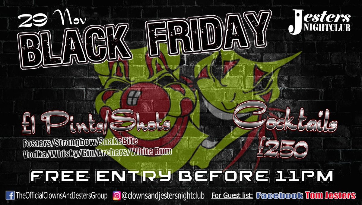 jesters_'s tweet image. THIS FRIDAY