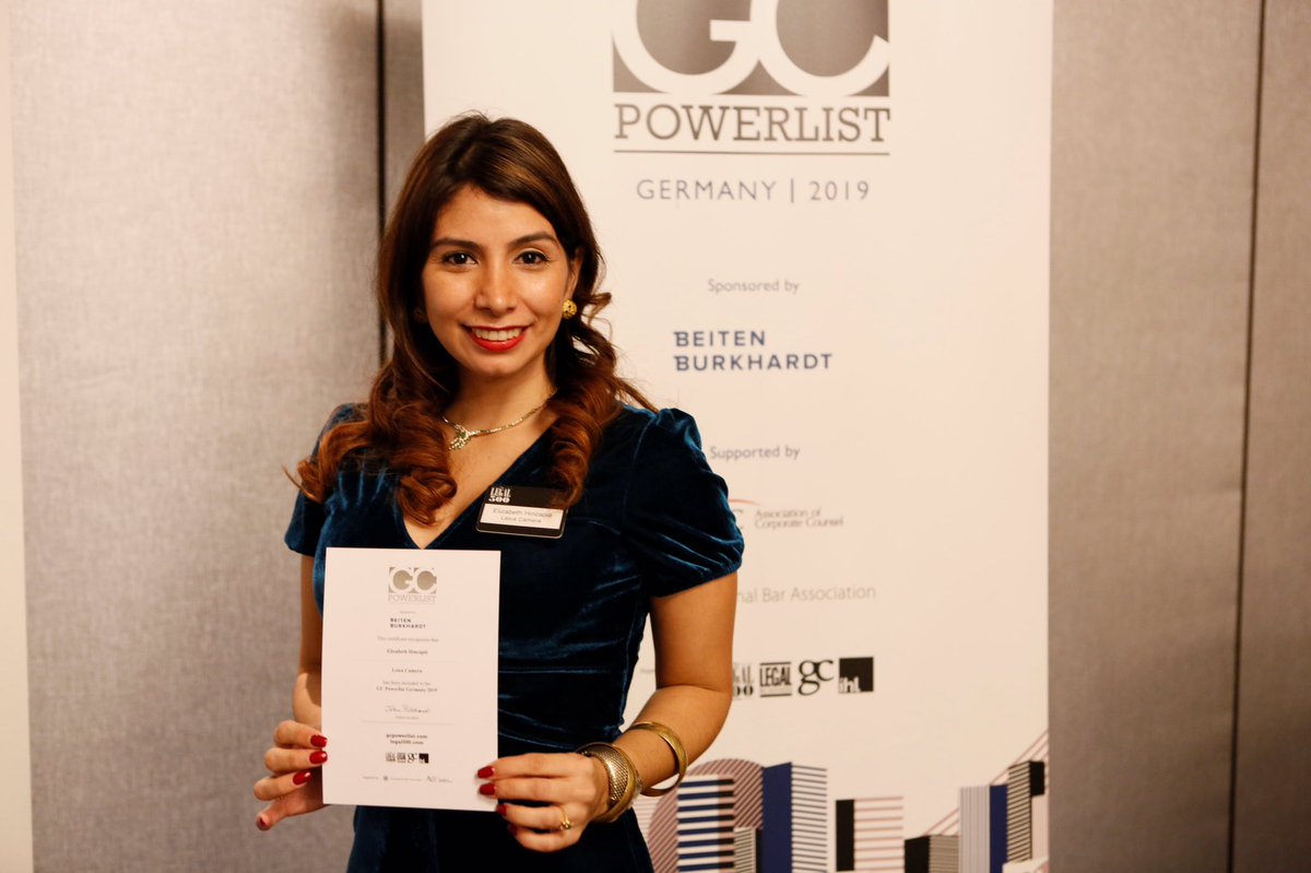 Congratulations to all the leading corporate counsel included in the GC Powerlist Germany 2019! We are delighted to be highlighting the very best GCs in the region for the third year running: bit.ly/37AFYUG Thanks to @BeitenBurkhardt for another great evening!