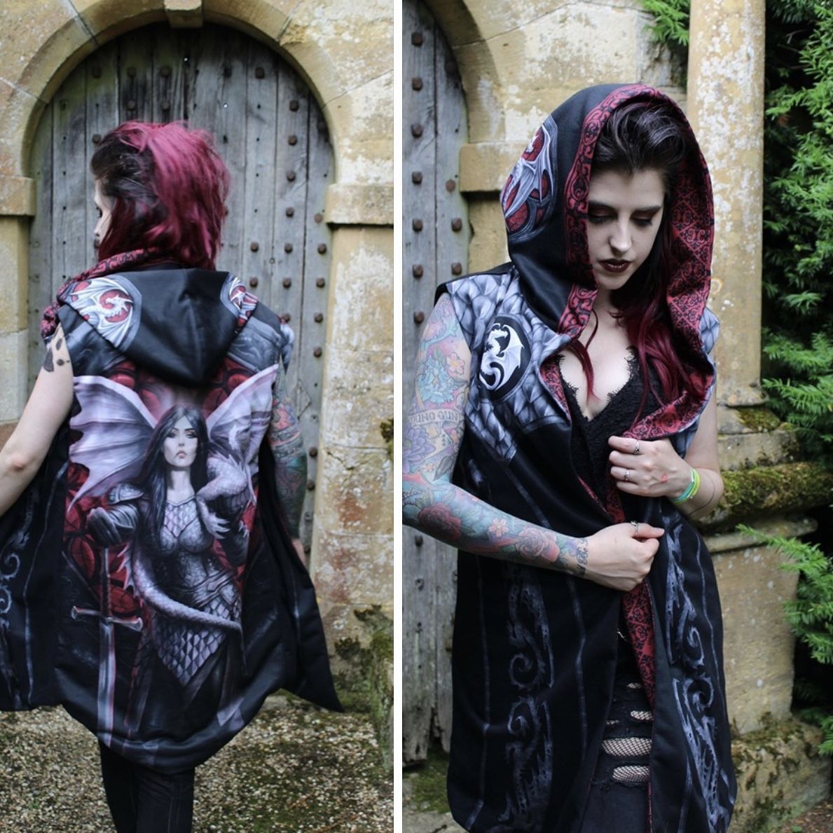 wildbangarang's tweet photo. Anne Stokes Art shared this stunning image of their model wearing our Valour wunic. Available exclusively instore now, wrap up this Winter with our officially licensed Wild Bangarang exclusive hooded jacket, complete with deep pockets and double thickness. #wunic #hood #gothic https://t.co/RIfyQP57lr