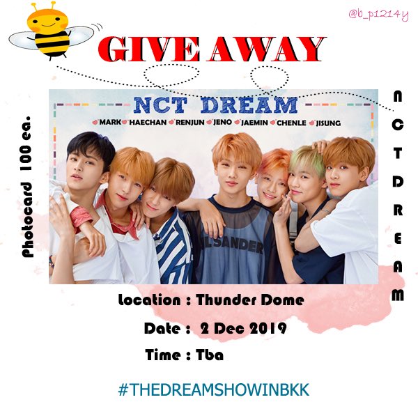 jtb1427's tweet photo. 🐺🅖🅘🅥🅔 🅐🅦🅐🅨 🐰
🗓 : 2 Dec 2019  
🚏 : Thunder Dome
⏰: TBA
💌 - Photocard 100 ea.
💚Pls RT &amp; Show this tweet💚
(*สนใจแลก DM นะคะ 😊)
มีของน้องแจมกับพี่ยูตะตอนวันเกิดไปแจกด้วยนิดหน่อยนะงับ ใครจะเอากระซิบบอกได้น๊าา มีจำกัด อย่าลืมมารับน้องไปนะคะ 😁
#THEDREAMSHOWinBKK https://t.co/Wu5tsEvcM3