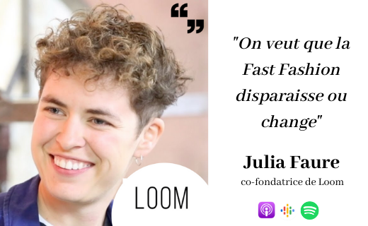 startup_tribune's tweet photo. L'épisode #3 est en ligne !

Nous recevons Julia Faure @quimaisjulia, co-fondatrice de @Loom_officiel 
Une #marque de vêtements durables et qui abîment moins l’environnement,  à prix raisonnables. #Loom prône une #mode “plus calme”, loin de la #FastFashion et de ses dérives. https://t.co/13NHbWlpRV