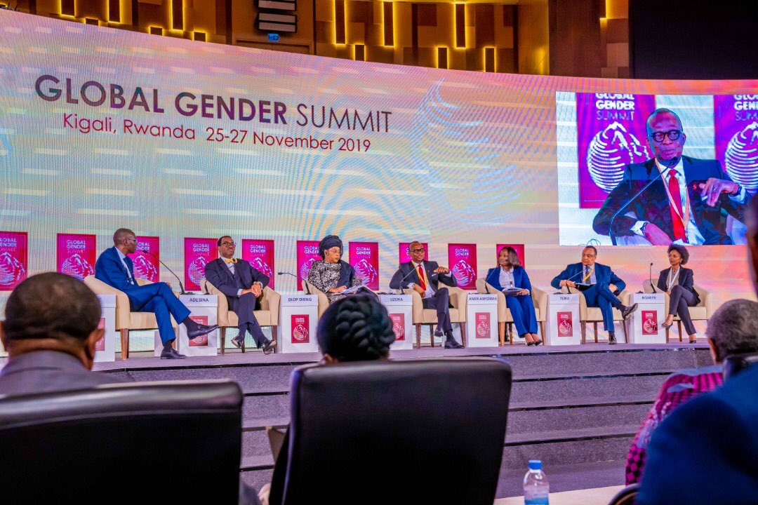 “Our workforce has over 65% women. women are coming &amp; we‘re taking deliberate actions to encourage them. It’s just a matter of time things will begin to change”- <a href="/KennedyUzoka/">Kennedy UZOKA</a> #2019GGS #AfricasGlobalBank
