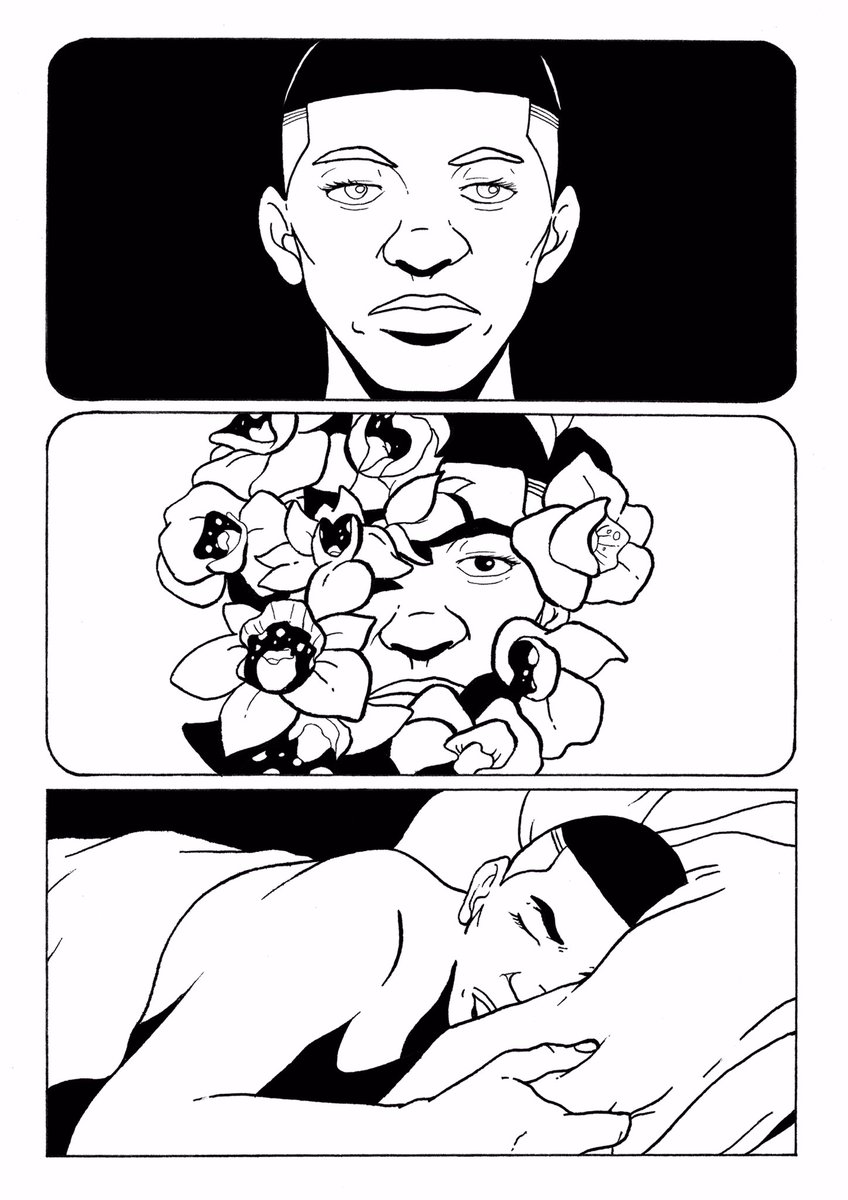 Some inked pages from my latest comic currently in the works... 
