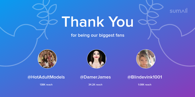 Our biggest fans this week: HotAdultModels, DamerJames, Blindevink1001. Thank you! via https://t.co/Lnrg9rGJvt<a href="/tag/pillowdick"class="tags"><span>#pillowdick</span></a><a href="/tag/cutetoy"class="tags"><span>#cutetoy</span></a>