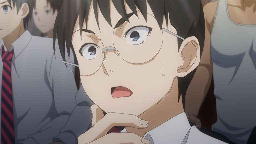 食戟のソーマ Tvアニメ公式 11月25日は 味の物知り博士 丸井善二の誕生日 丸井happy Birth Day 博士級の知識を持つ丸井はやはり丸メガネが特徴的ですが こうやって見てみると 様々な表情をしていますね Shokugeki Anime T Co