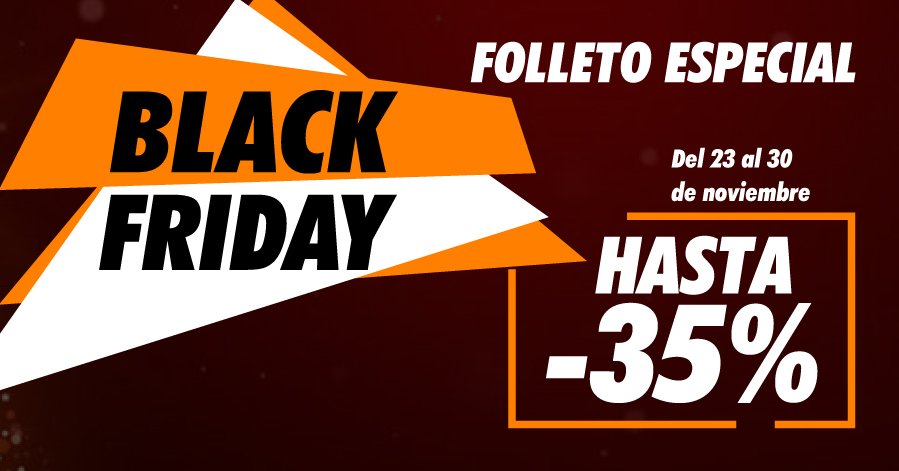 FOLLETO ESPECIAL 🖤BLACK FRIDAY🖤

Aprovecha nuestras grandes ofertas💯 en una variada selección de productos.

Consigue descuentos de hasta el 35%🔥, no te los pierdas‼️

Os recomendamos estar atentos esta semana para saber más acerca de descuentos y ofertas🧐...❓❓❓