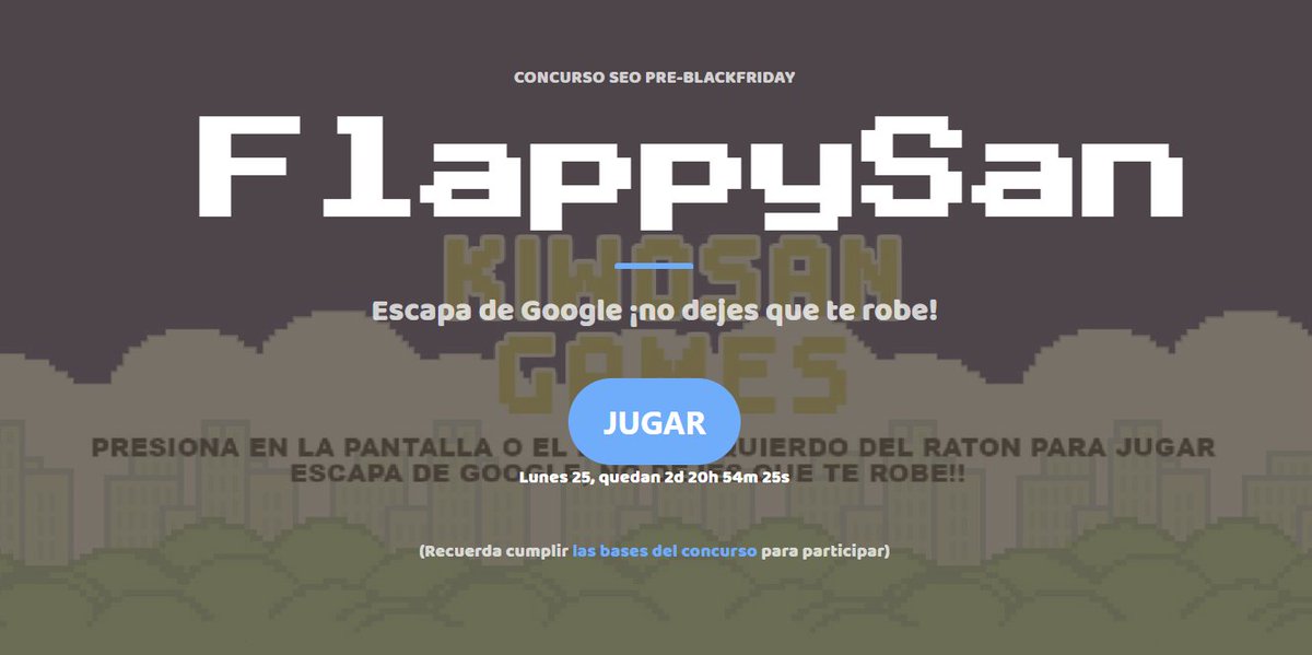 agenciaseo_eu's tweet photo. 📢 Arranca el CONCURSO SEO PRE-BLACKFRIDAY más molón. 💥 

👉 https://t.co/2P4SFtsCQ0 

Participas?! 🔥🔥🔥

#concursoseo #blackfriday @Kiwosancom https://t.co/fBTB8SxsZ8