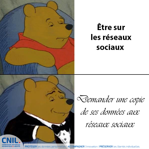 CNIL's tweet image. #MondayMotivation 🔎 Si on vous donnait la possibilité de connaître en quelques clics tout ce que les réseaux sociaux ont comme informations sur vous, le feriez-vous ?
➡️cnil.fr/fr/reseaux-soc…