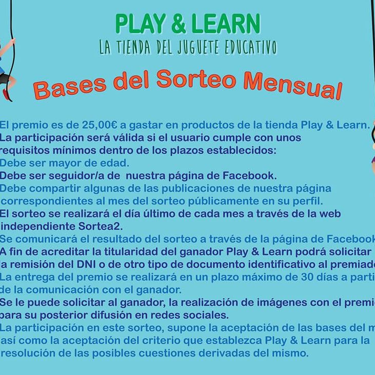 Ya queda menos para fin de mes y también para nuestra próximo Sorteo.
playandlearn2010.com