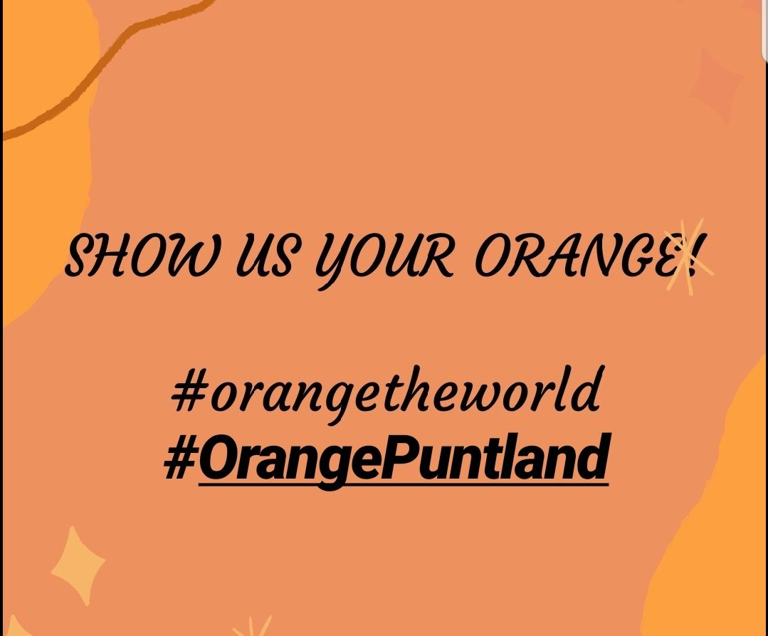 MOWDAFA's tweet photo. Another way to get involved with our participation in the #16daysofactivism campaign is to WEAR ORANGE!!! 

Take pictures, send them to us, tag us in them, share them with us! We'd love to see your orange attire! Make sure you use your hashtags ESPECIALLY #ORANGEPUNTLAND! https://t.co/2fn8MpT2qd