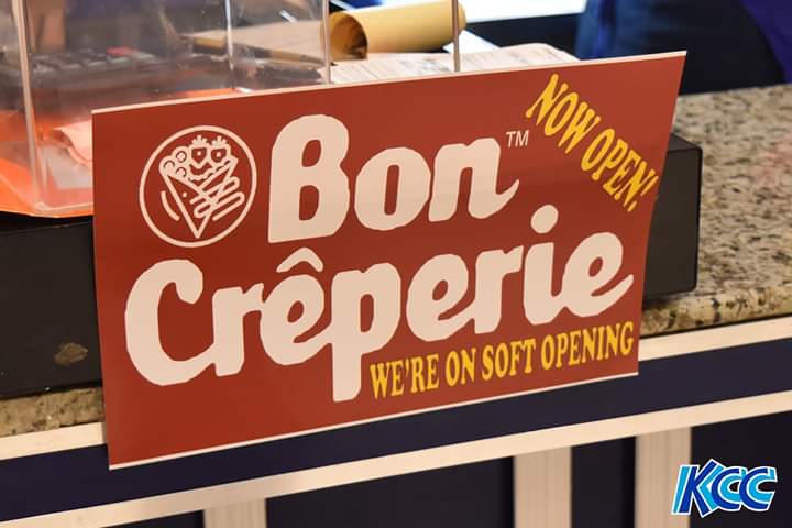 KCCMalldeZambo's tweet photo. Bon Creperie is NOW OPEN located at Basement 1 fronting Supermarket.
#KCCZamboanga #ZamboFirst https://t.co/iOZUwETLwZ