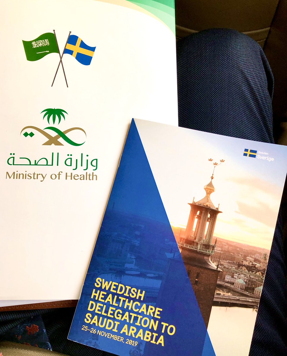 Very happy to lead important Swedish health care business delegation to Saudi Arabia for two days. Excellent meetings with Ministries, organizations and hospitals interested in Swedish experience and solutions. <a href="/BusinessSweME/">Business Sweden ME</a>
