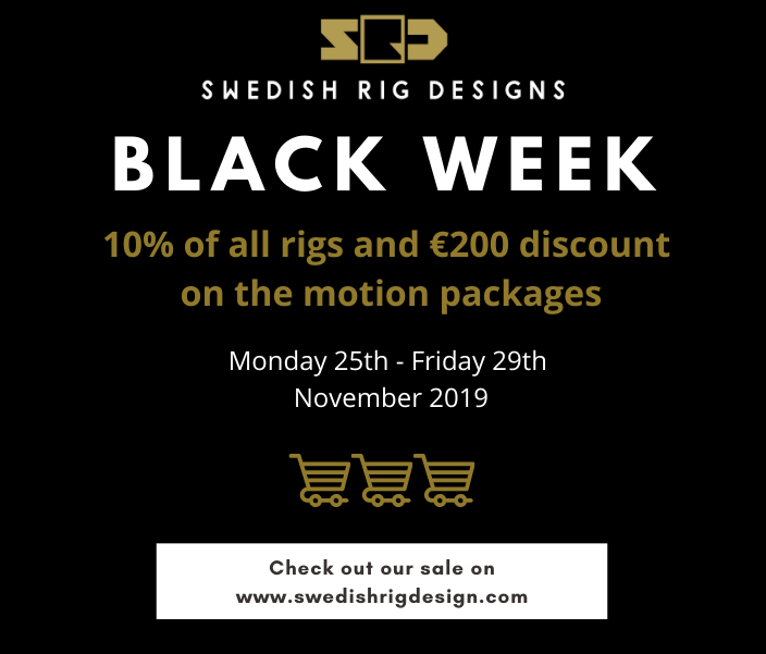 SweRigDesign's tweet image. Don't miss out on the Black Week offer. Only until end of Friday 29th (23:59CET)