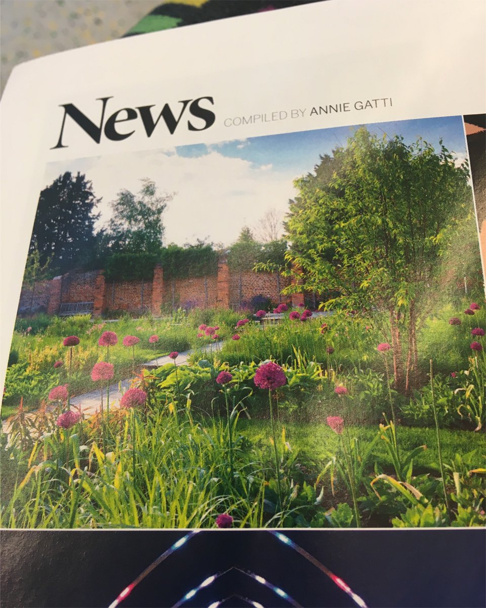 Great to see our Hertfordshire Walled Garden mentioned in <a href="/GdnsIllustrated/">Gardens Illustrated</a>  this month as a @BALI_Awards winner 2019.