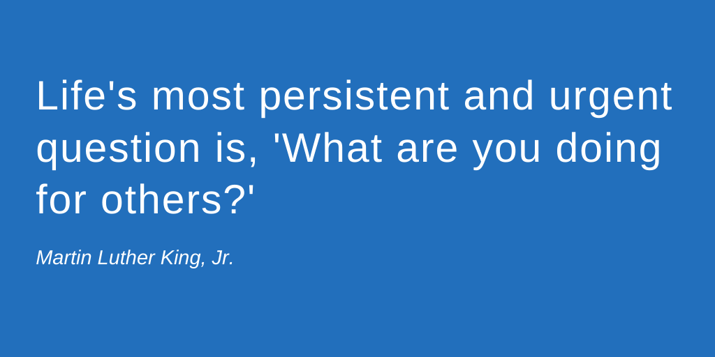 Stel jij jezelf deze vraag weleens? #inspirationalquotes #motivationalquotes #martinlutherkingjr