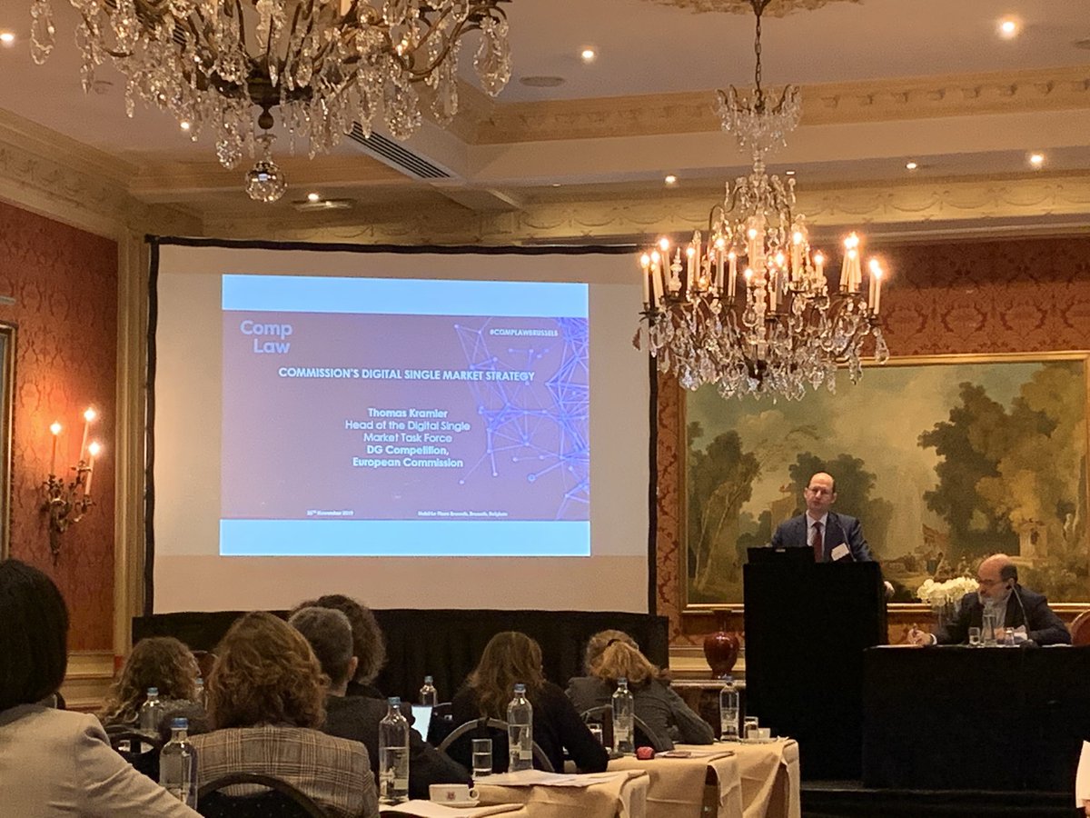 Kicking off the Advanced EU Competition Law event, Thomas Kramler @EU_Competition talks about the difference between burden & standard of proof, the intervention threshold and how to deal with the concept of consumer harm in digital markets #ComplawBrussels #EUcompetitionlaw