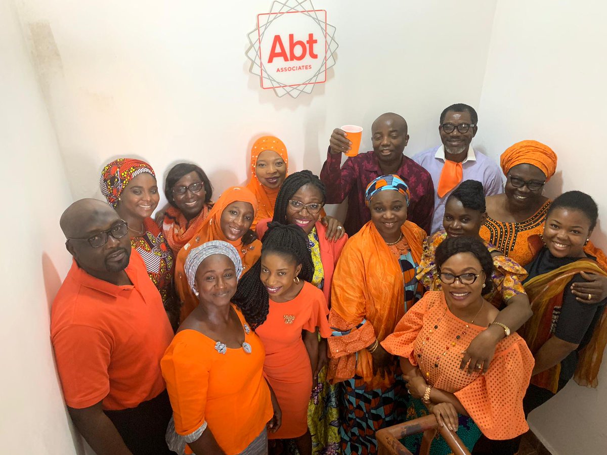 faithadaochelle's tweet photo. Today, we @abtassociates Nigeria, boldly take a stand for #GenerationEquality and are a part of the #orangetheworld movement! Join us! #LifeAtAbt
@ebaruwa @aminadorayi @AwaDieng01 @foryournotice @lateefasali https://t.co/eJ6dV7NIK6