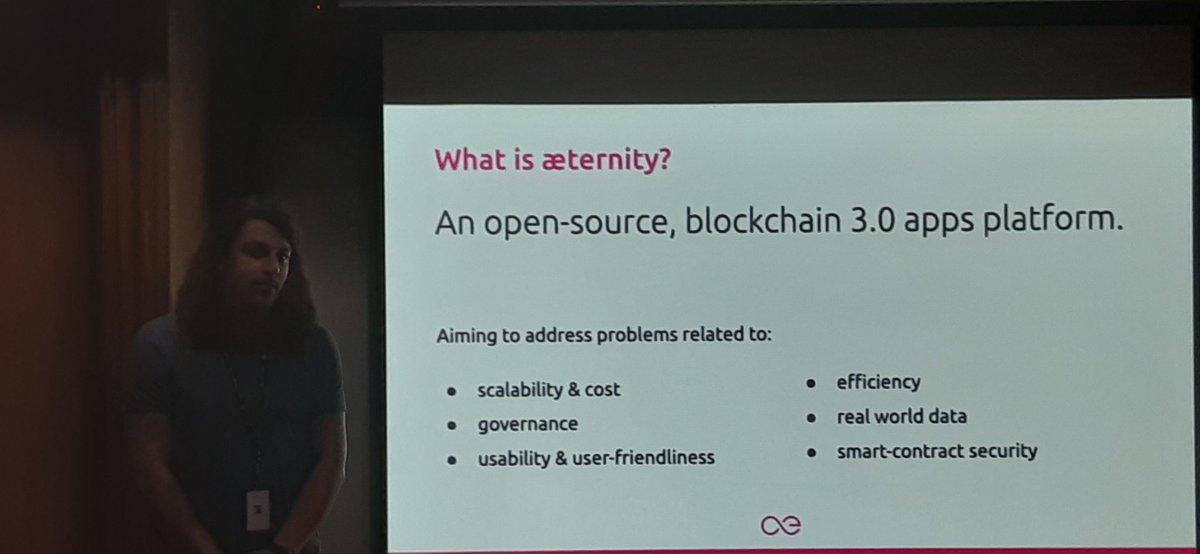 CosmicRk's tweet photo. Exciting Tech Talk on " Lighting smart contracts and Turing state channels " by @aeternity team #GenesisDevCon #TIL https://t.co/1XOooSTAlv