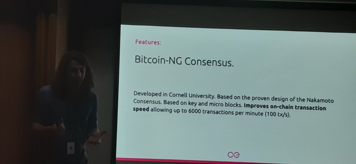 CosmicRk's tweet photo. Exciting Tech Talk on " Lighting smart contracts and Turing state channels " by @aeternity team #GenesisDevCon #TIL https://t.co/1XOooSTAlv