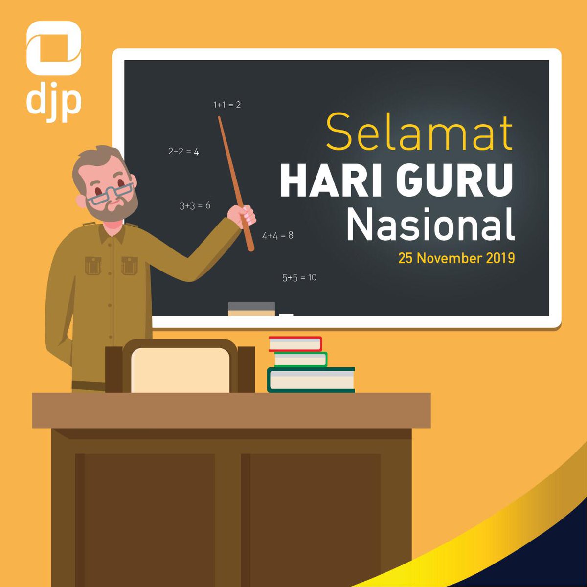 Pahlawan Tanpa Tanda Jasa

Guru, Baktimu tiada tara.
Kau rela mengabdi di seluruh pelosok nusantara.
Kau berjuang agar anak Indonesia memperoleh pendidikan setara.
Karena pendidikan adalah indeks kemajuan suatu negara.