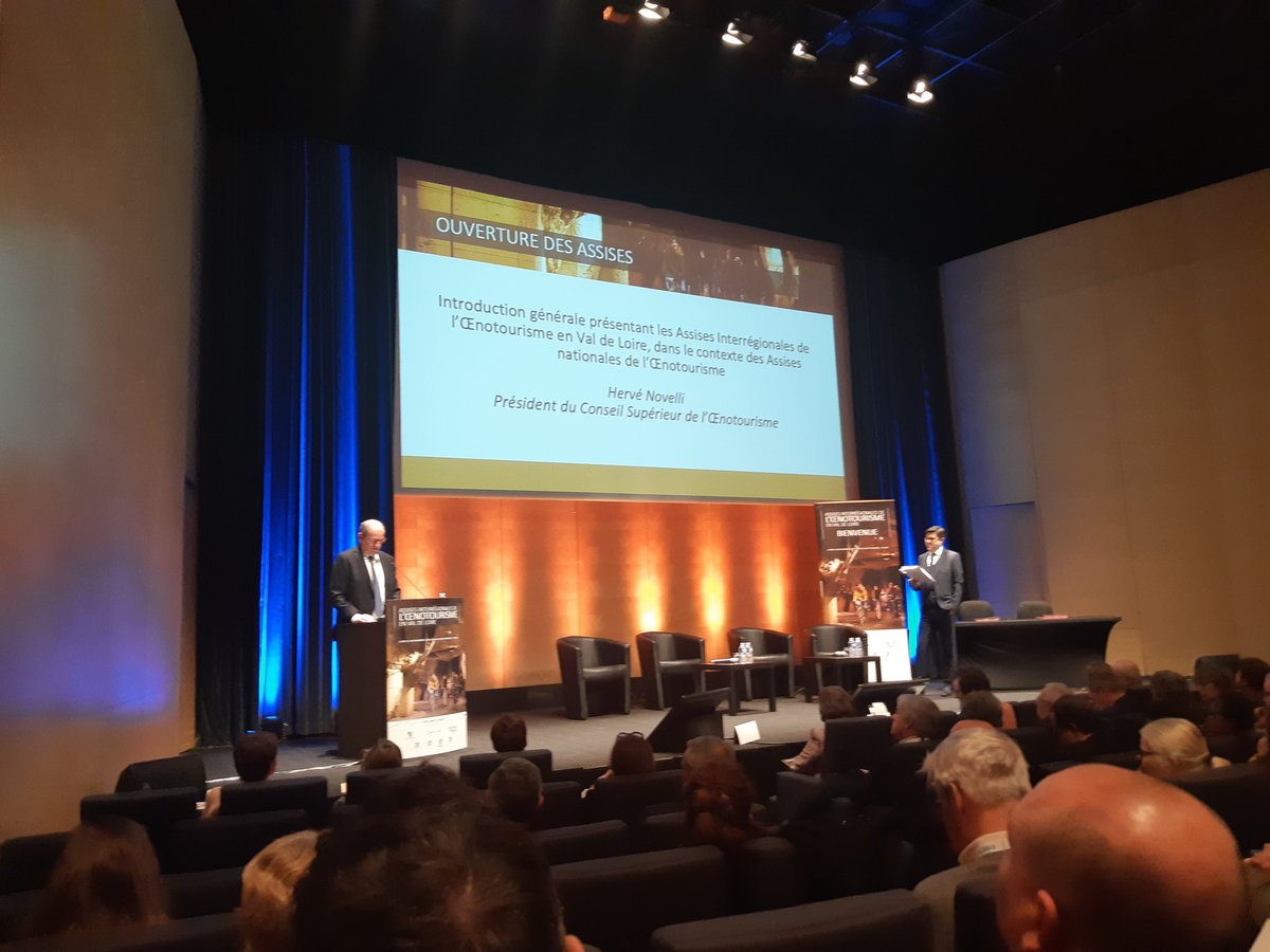 Assises Interrégionales de l'Oenotourisme en Val de Loire <a href="/HerveNovelli/">Herve Novelli</a> à Tours #anjoutourisme #otals