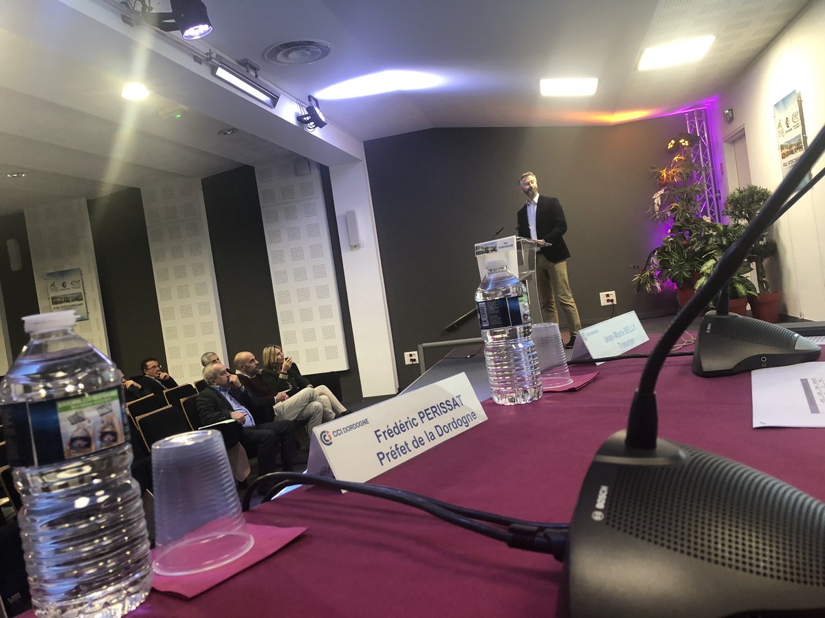 CFCCI24's tweet photo. Lancement de la dernière Assemblée Générale de l’année @CCIDordogne avec présence @Prefet24 et ordre du jour chargé #International #LoiPacte #Com @Aerobergerac #Bassillac #BP2020 #ParcExpos #CampusFormationBoulazac et certainement partenariat à venir @AirAffaires https://t.co/sTBtYRJIcG