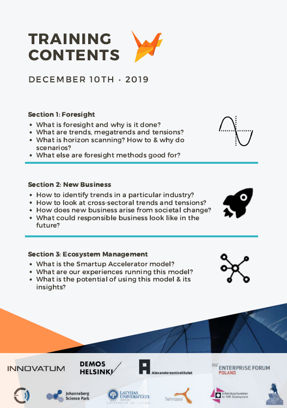 EIfI Umbrella (@eifi_umbrella) on Twitter photo 📢There will be a free ''From Foresight to Business'' Training via our EU project, <a href="/smartupacc/">Smartup Accelerator Network</a>, on Dec. 10th in #Berlin. The training will be conducted in English by experts Demos Helsinki. A light lunch will be provided. Register here before Dec. 5th: forms.gle/w7YtJG9AGs9kNq…. 📢There will be a free ''From Foresight to Business'' Training via our EU project, <a href="/smartupacc/">Smartup Accelerator Network</a>, on Dec. 10th in #Berlin. The training will be conducted in English by experts Demos Helsinki. A light lunch will be provided. Register here before Dec. 5th: forms.gle/w7YtJG9AGs9kNq….