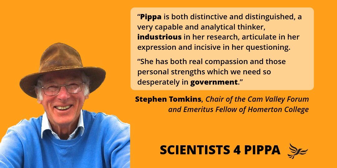 Stephen Tomkins is at the forefront of efforts to publicise and resolve Cambridgeshire’s groundwater crisis. He sees <a href="/pippaheylings/">Pippa Heylings 🔶️ MP for South Cambridgeshire</a> as just the sort of person our government needs: compassionate, strong and industrious <a href="/secambslibdems/">SE Cambs Lib Dems</a> <a href="/GreenLibDems/">Green Liberal Democrats 🔶</a> <a href="/CambridgeIndy/">Cambridge Independent</a> <a href="/elystandard/">Ely Standard</a>