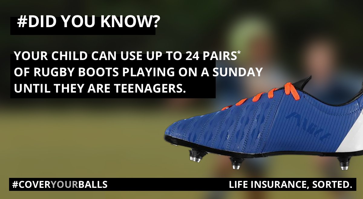 coveryourballs's tweet photo. Have you ever wondered who would pay for your kids Rugby sessions, Boots and Kits if you were not around anymore. Not many have, but life insurance can help you protect your family in the event of your death or serious illness. https://t.co/SbBtS1rciM https://t.co/cFjKuvw3zB