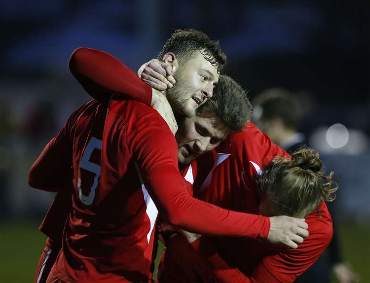 Vote for your star man in KentOnline's team-of-the-week.

Players from <a href="/SittingbourneFC/">Sittingbourne FC</a> <a href="/TheGillsFC/">Gillingham FC</a> <a href="/EUFCofficial/">Ebbsfleet United FC</a> <a href="/Tun_Wells_FC/">Tunbridge Wells FC</a> <a href="/ChathamTownFC/">Chatham Town</a> <a href="/wellingunited/">Welling United FC</a> <a href="/DoverAthletic/">Dover Athletic FC</a> @OfficialCCFC_uk <a href="/tonbridgeangels/">Tonbridge Angels</a> <a href="/dartfordfc/">Dartford FC</a> <a href="/SevenoaksTownFC/">Sevenoaks Town FC</a> feature kentonline.co.uk/medway/sport/t…