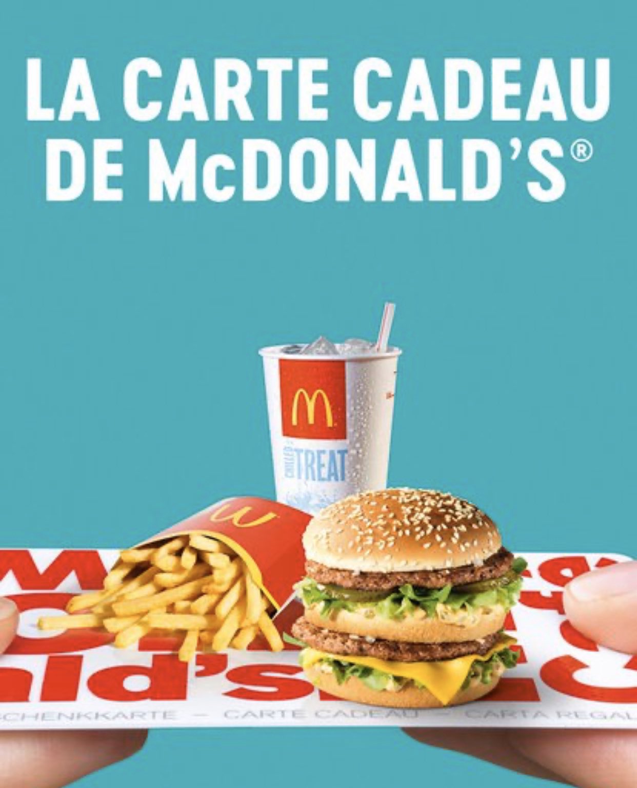 🕊 on Twitter " Carte cadeau McDo moi aussi je veux ce cadeau pour Noël…